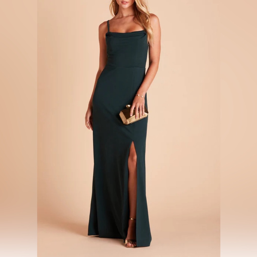 Birdy Grey Ash Crepe Dress - Emerald